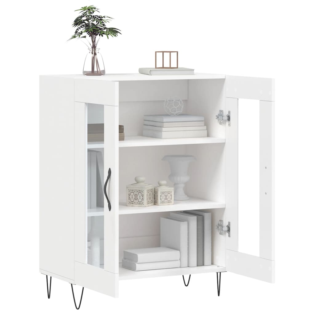 Sideboard White 69.5x34x90 cm Engineered Wood