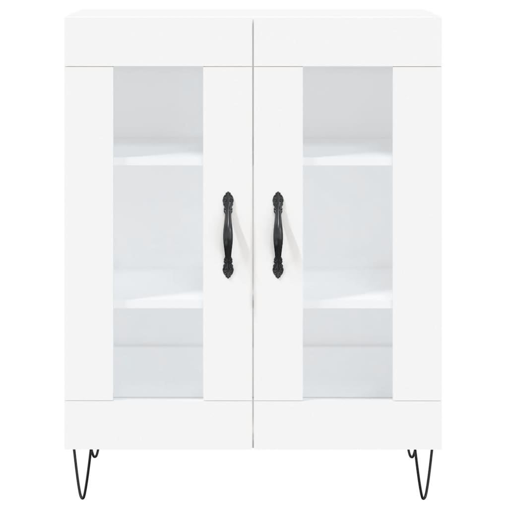 Sideboard White 69,5x34x90 cm Engineered Wood