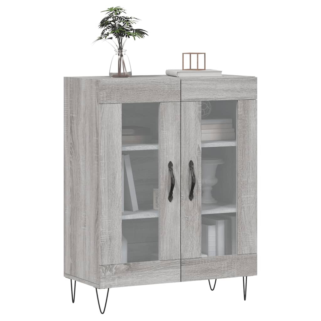 Sideboard Grey Sonoma 69,5x34x90 cm Engineered Wood