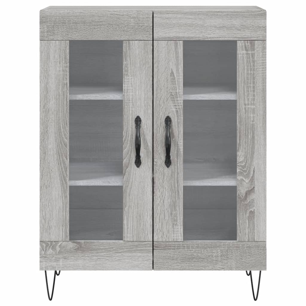 Sideboard Grey Sonoma 69,5x34x90 cm Engineered Wood