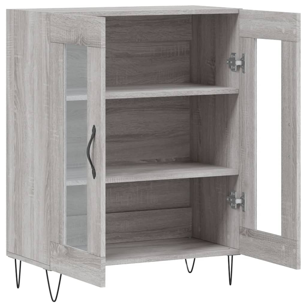 Sideboard Grey Sonoma 69,5x34x90 cm Engineered Wood