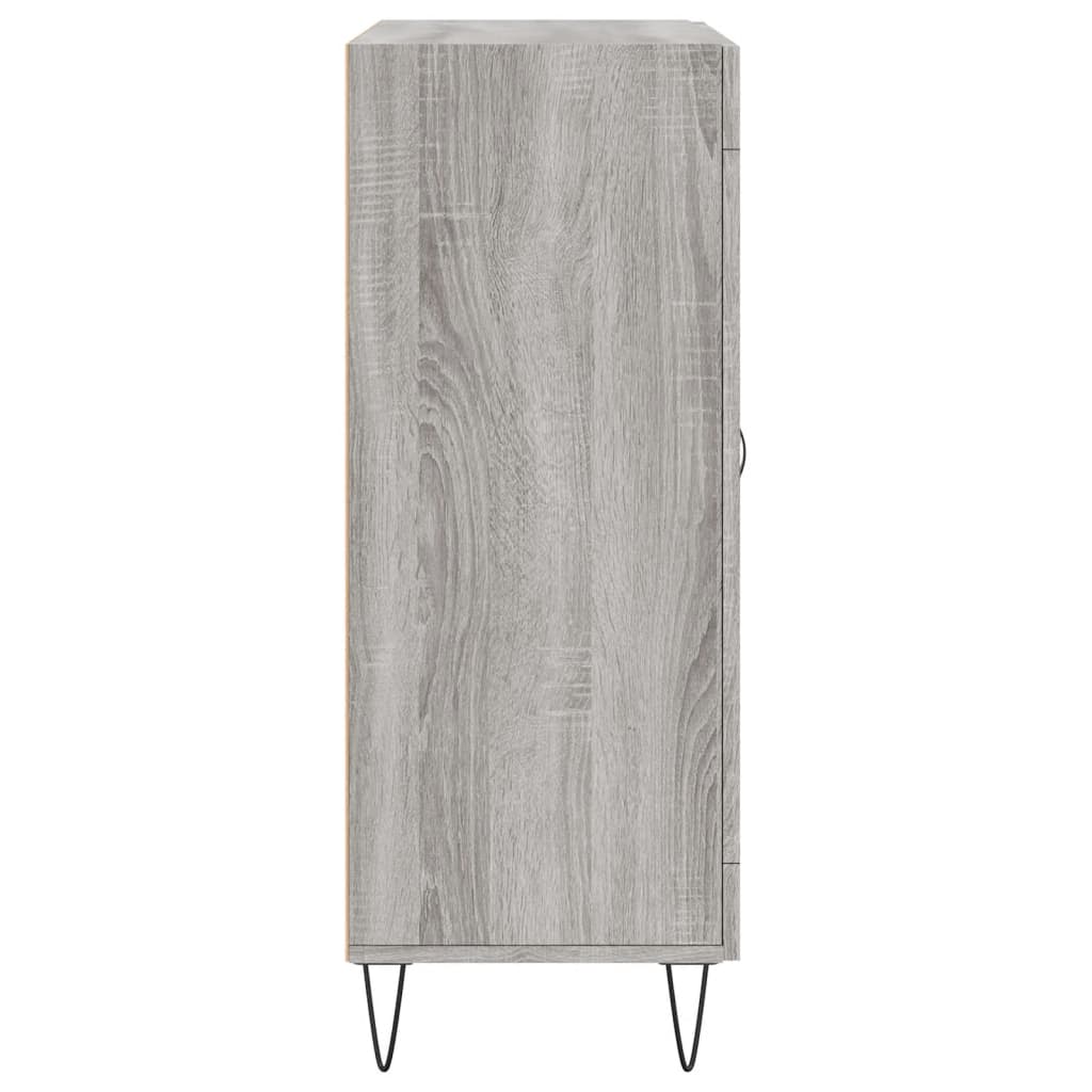 Sideboard Grey Sonoma 69,5x34x90 cm Engineered Wood
