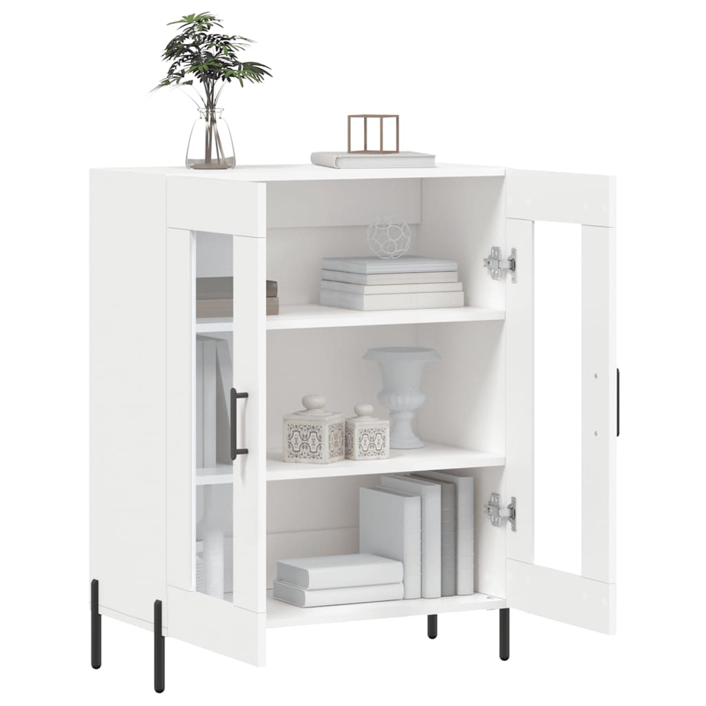 Sideboard White 69.5x34x90 cm Engineered Wood