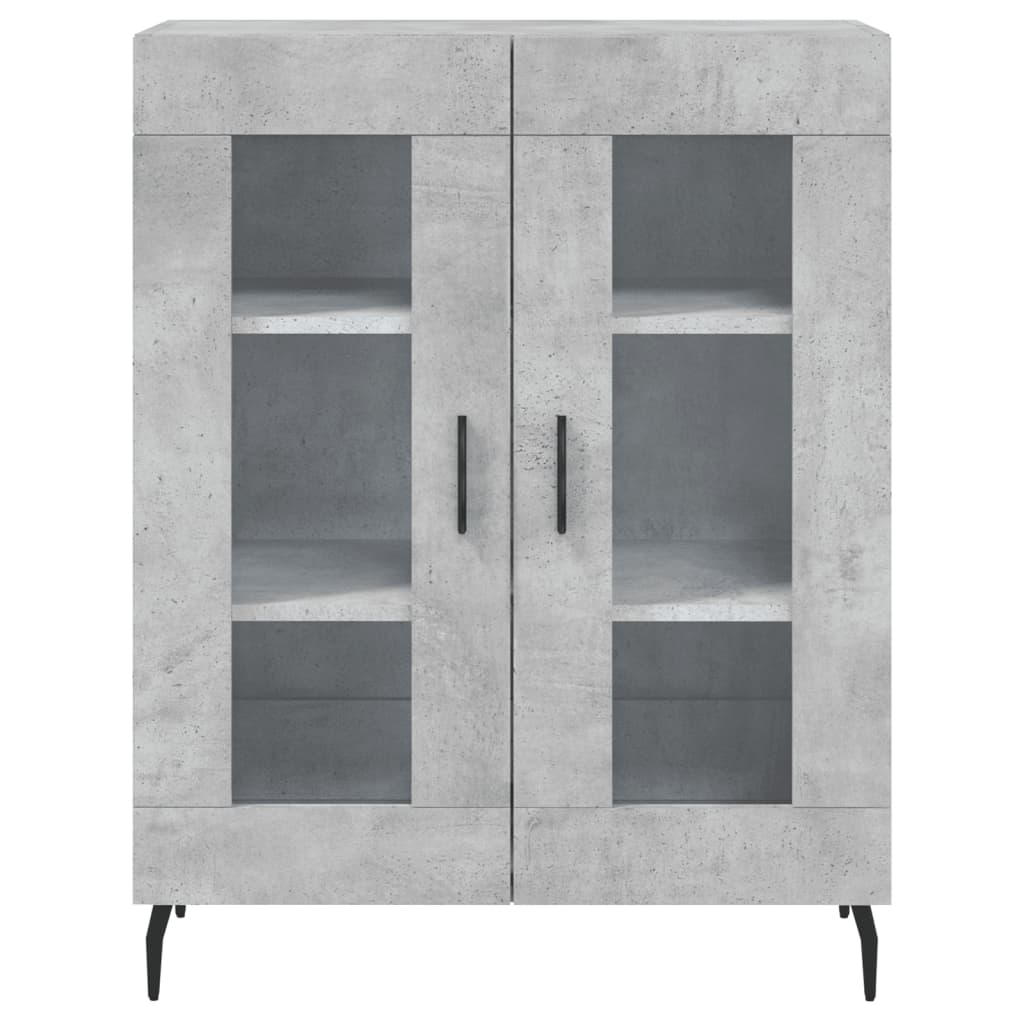 Sideboard Concrete Grey 69,5x34x90 cm Engineered Wood