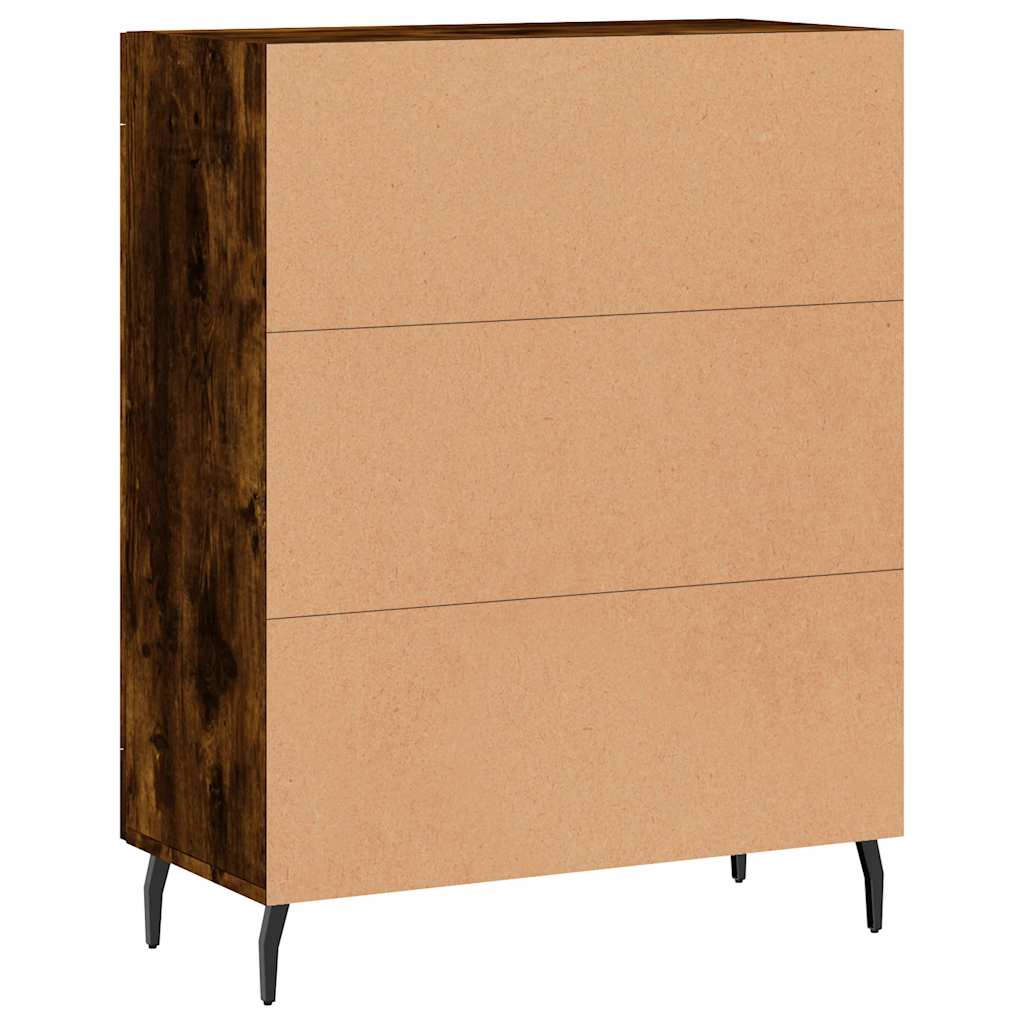 Sideboard Smoked Oak 69,5x34x90 cm Engineered Wood