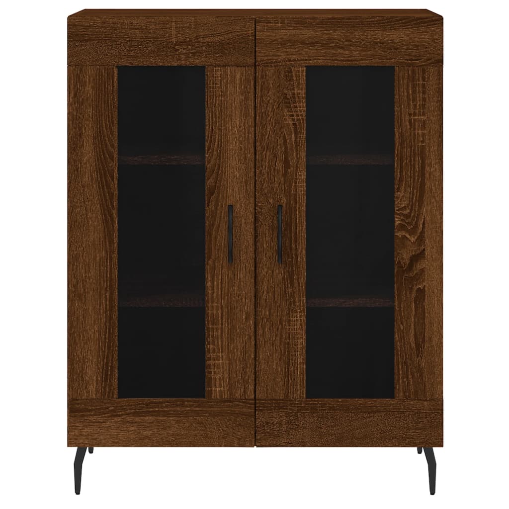 vidaXL Sideboard Brown Oak 69.5x34x90 cm Engineered Wood