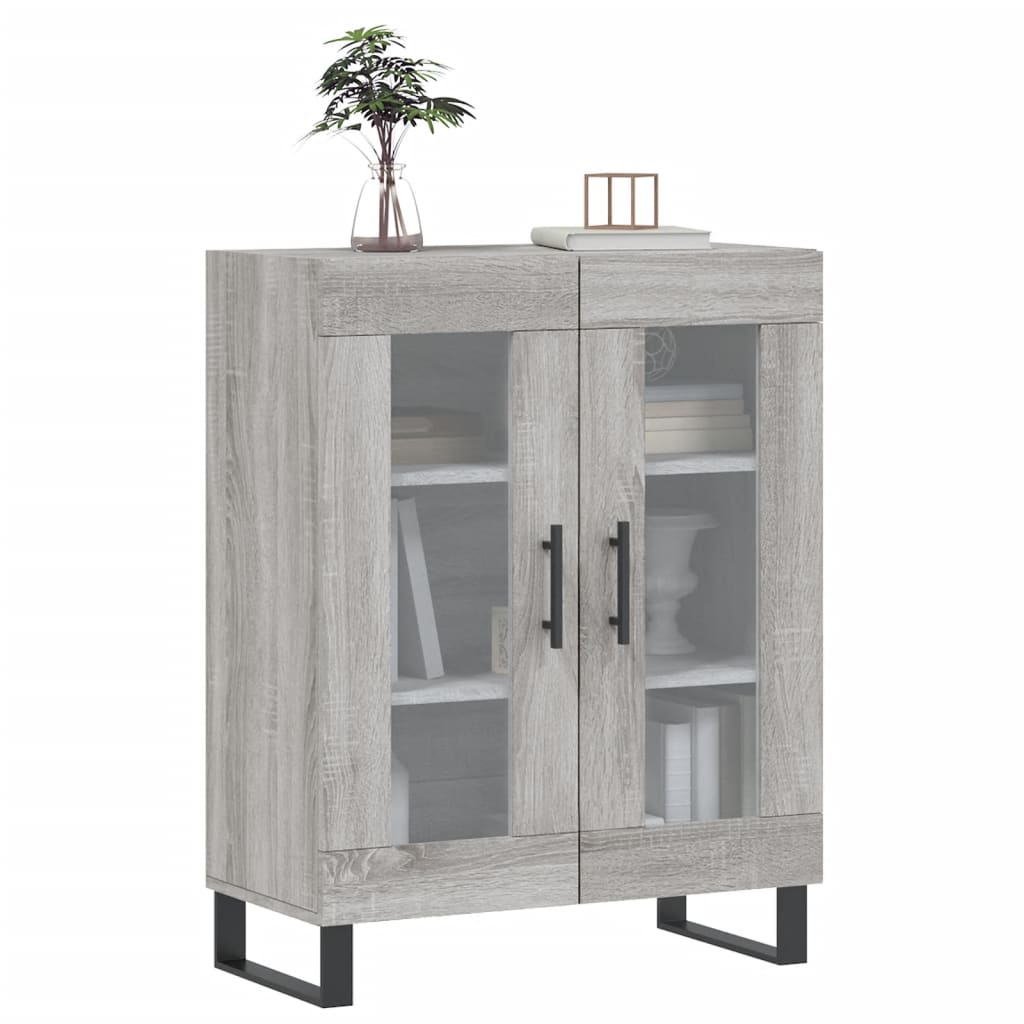 Sideboard Grey Sonoma 69,5x34x90 cm Engineered Wood