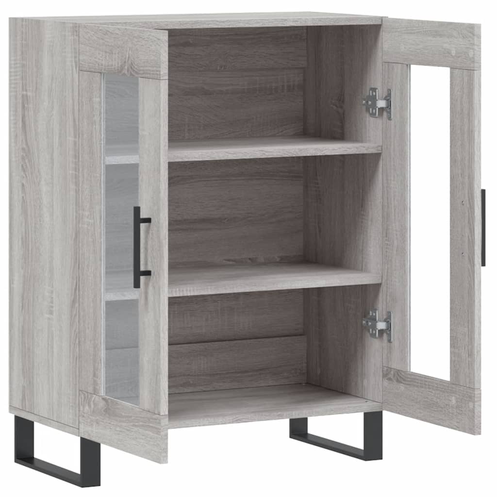 Sideboard Grey Sonoma 69,5x34x90 cm Engineered Wood