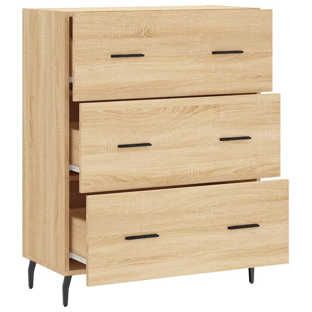 Sideboard Sonoma Oak 69.5x34x90 cm Engineered Wood