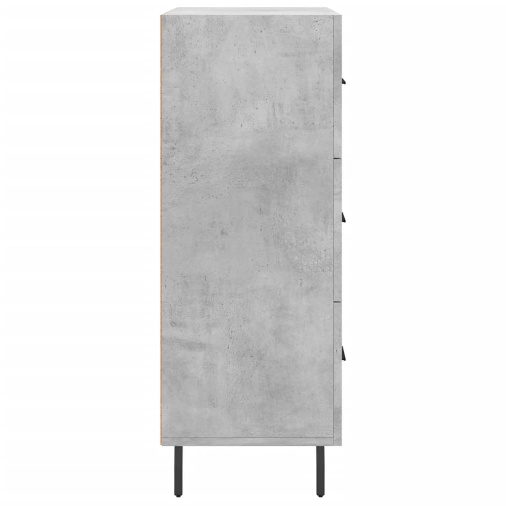 Sideboard Concrete Grey 69.5x34x90 cm Engineered Wood
