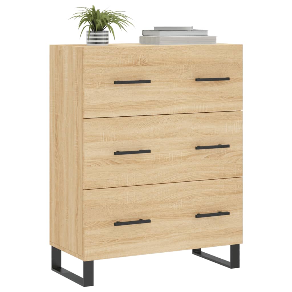 Sideboard Sonoma Oak 69.5x34x90 cm Engineered Wood