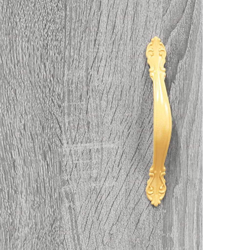 Sideboard Grey Sonoma 69.5x34x90 cm Engineered Wood