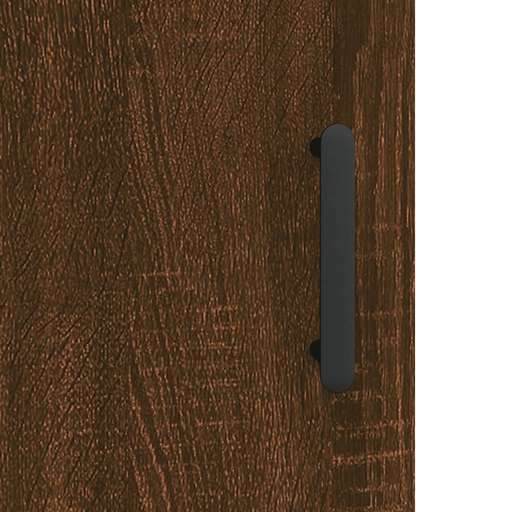 Sideboard Brown Oak 69.5x34x90 cm Engineered Wood