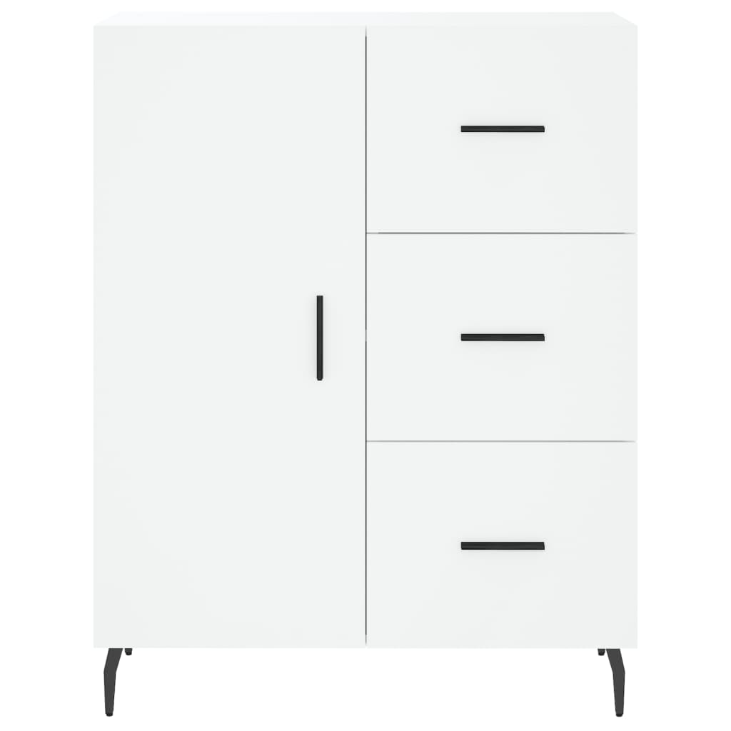 Sideboard White 69.5x34x90 cm Engineered Wood