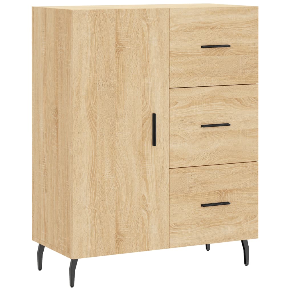 Sideboard Sonoma Oak 69.5x34x90 cm Engineered Wood