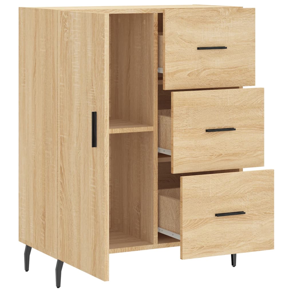 Sideboard Sonoma Oak 69.5x34x90 cm Engineered Wood