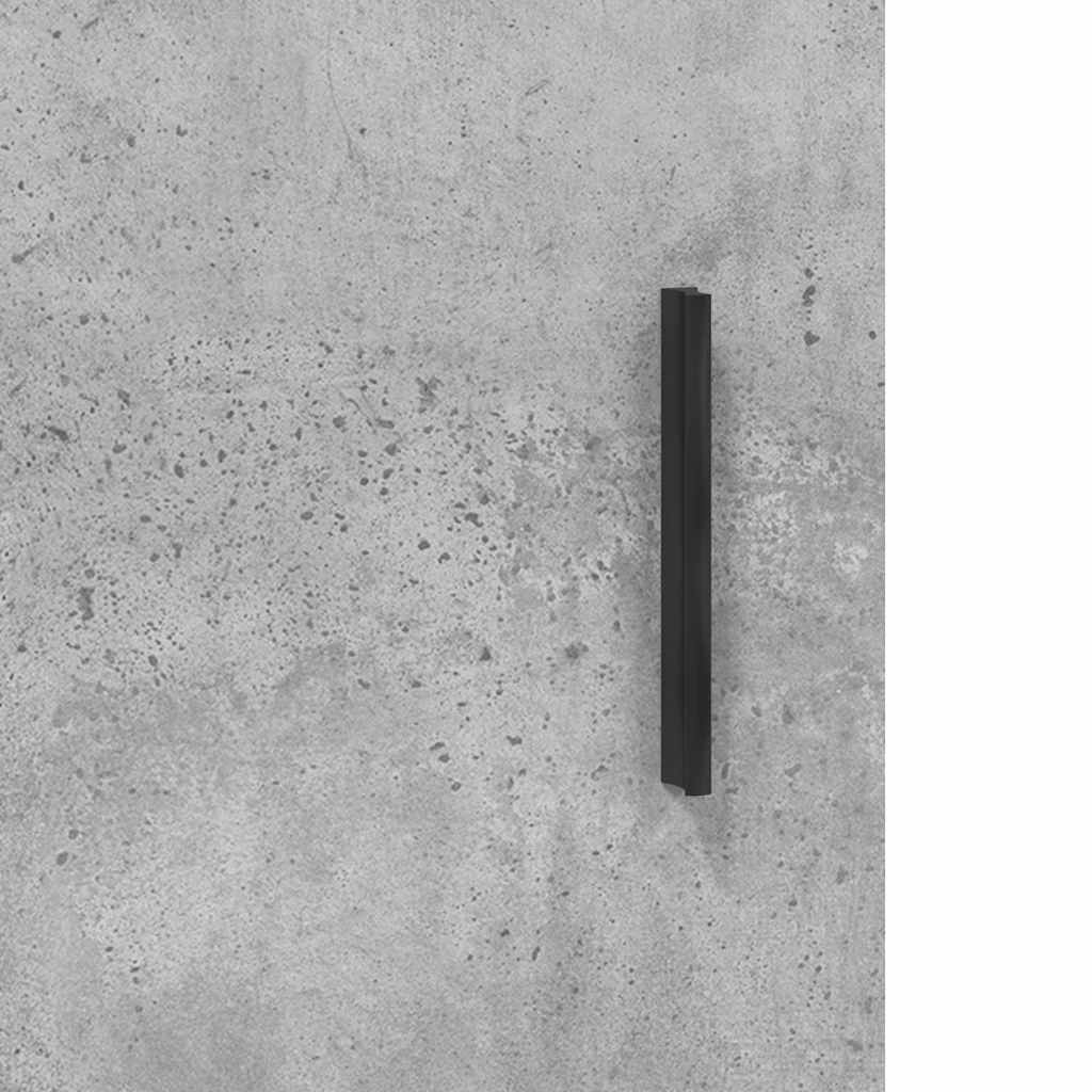Sideboard Concrete Grey 69.5x34x90 cm Engineered Wood