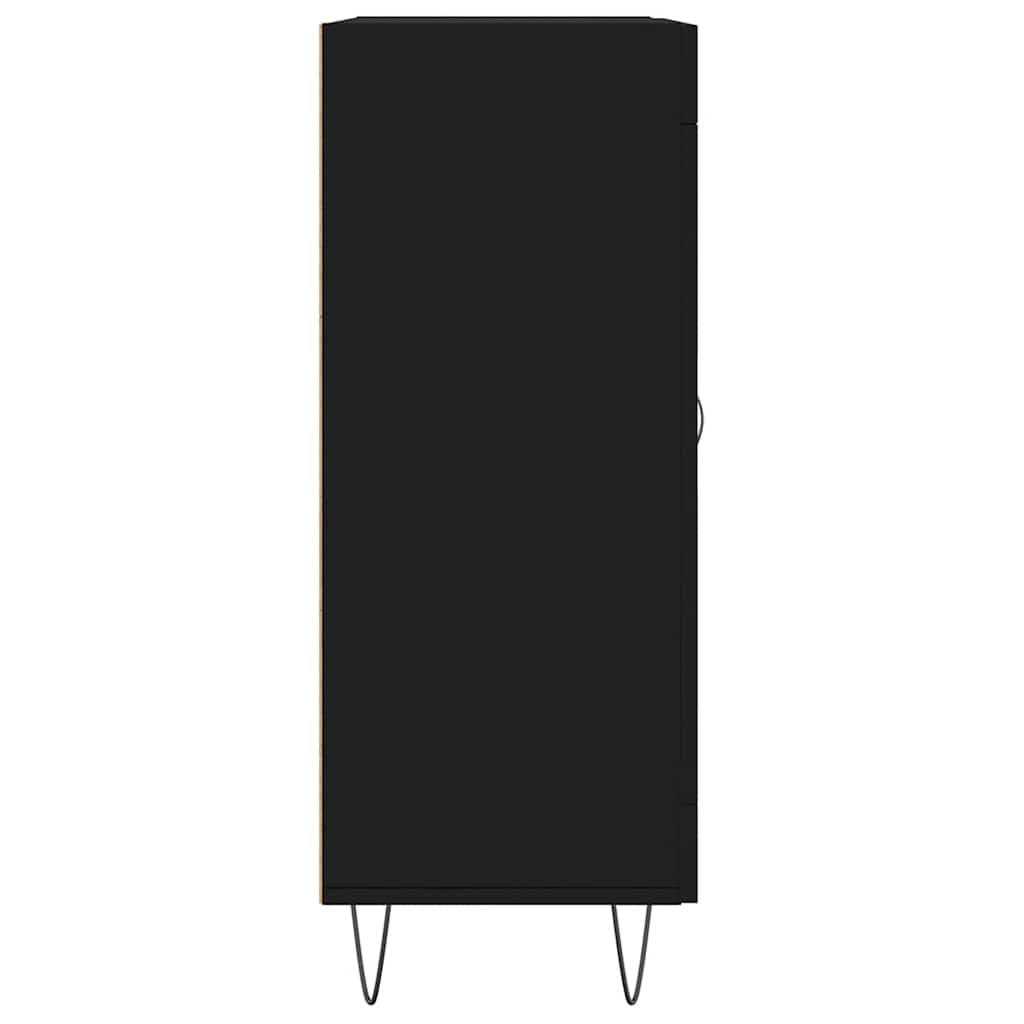 Sideboard Black 69,5x34x90 cm Engineered Wood