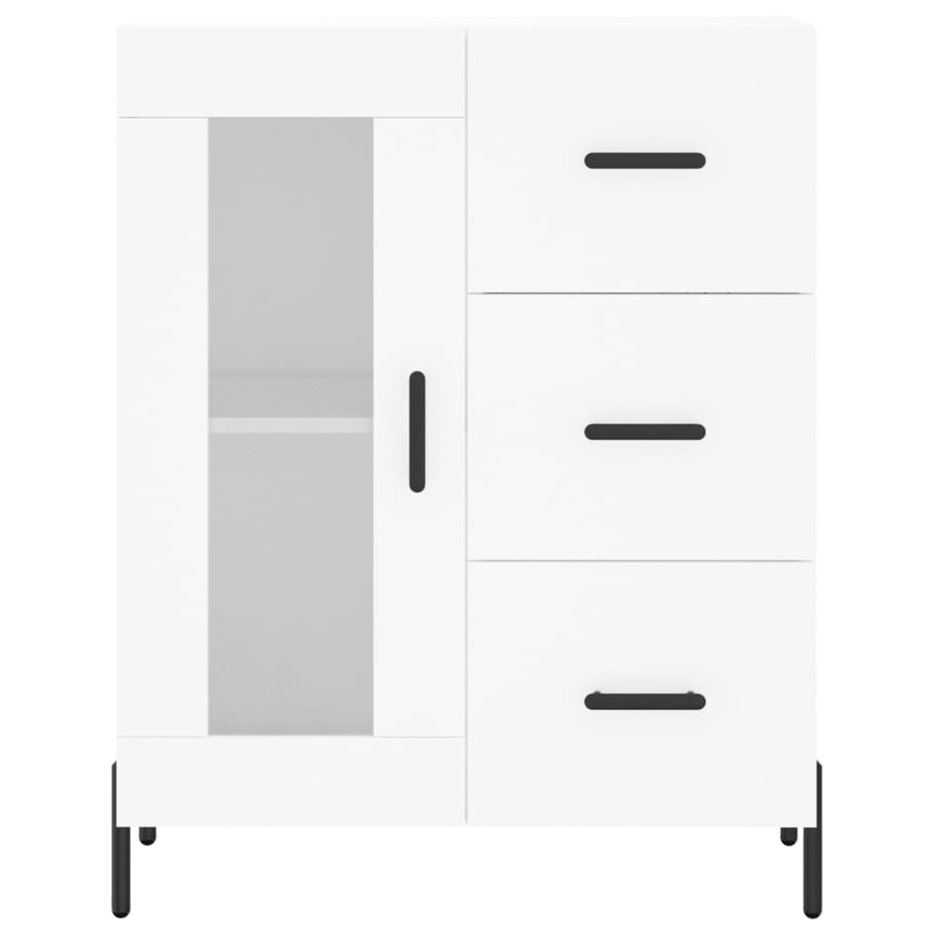 Sideboard White 69,5x34x90 cm Engineered Wood