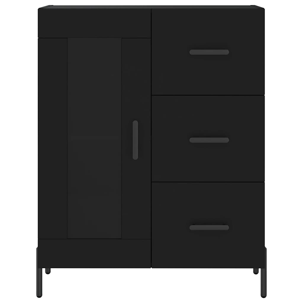 Sideboard Black 69,5x34x90 cm Engineered Wood