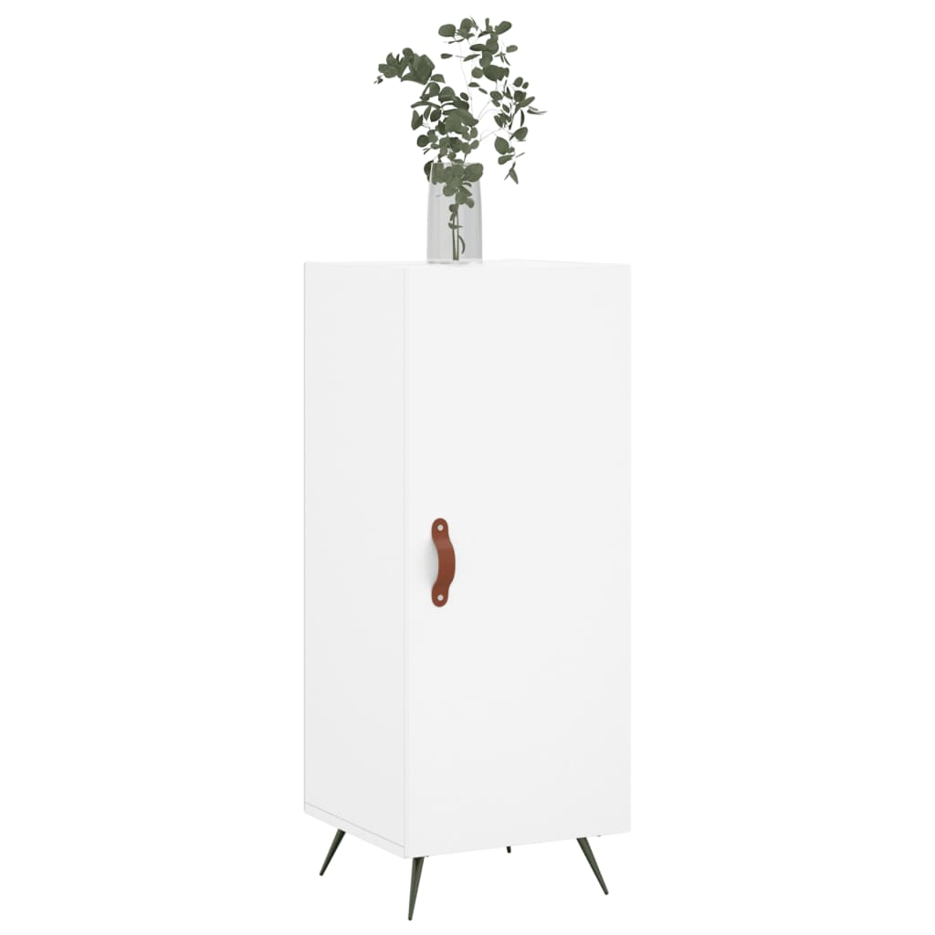 Sideboard White 34.5x34x90 cm Engineered Wood