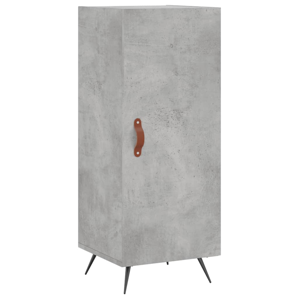 Sideboard Concrete Grey 34.5x34x90 cm Engineered Wood