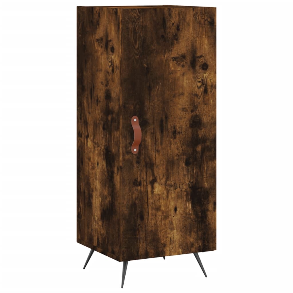 Sideboard Smoked Oak 34.5x34x90 cm Engineered Wood
