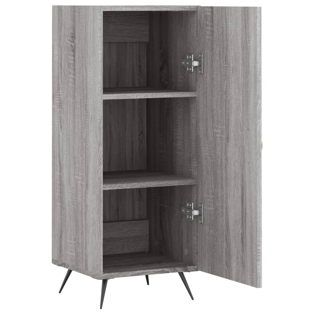 vidaXL Sideboard Grey Sonoma 34.5x34x90 cm Engineered Wood