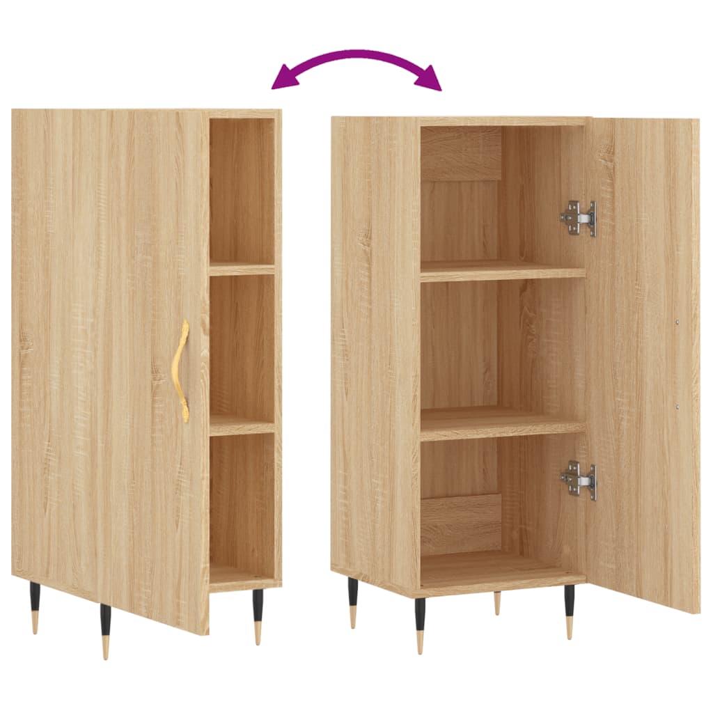 Sideboard Sonoma Oak 34.5x34x90 cm Engineered Wood