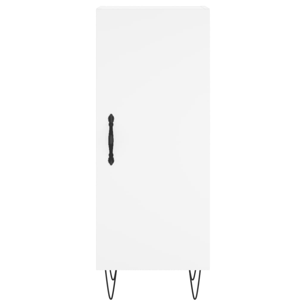 Sideboard White 34.5x34x90 cm Engineered Wood