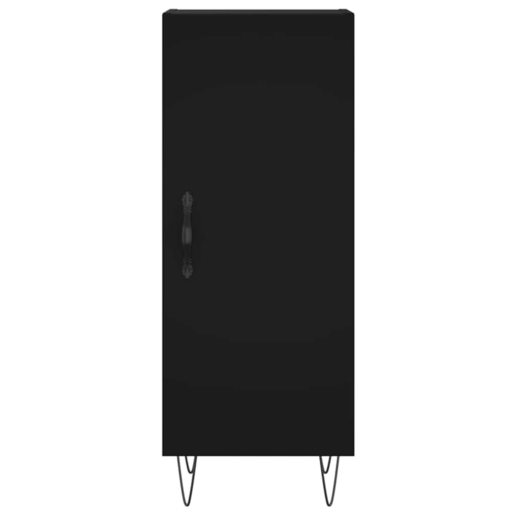 Sideboard Black 34.5x34x90 cm Engineered Wood