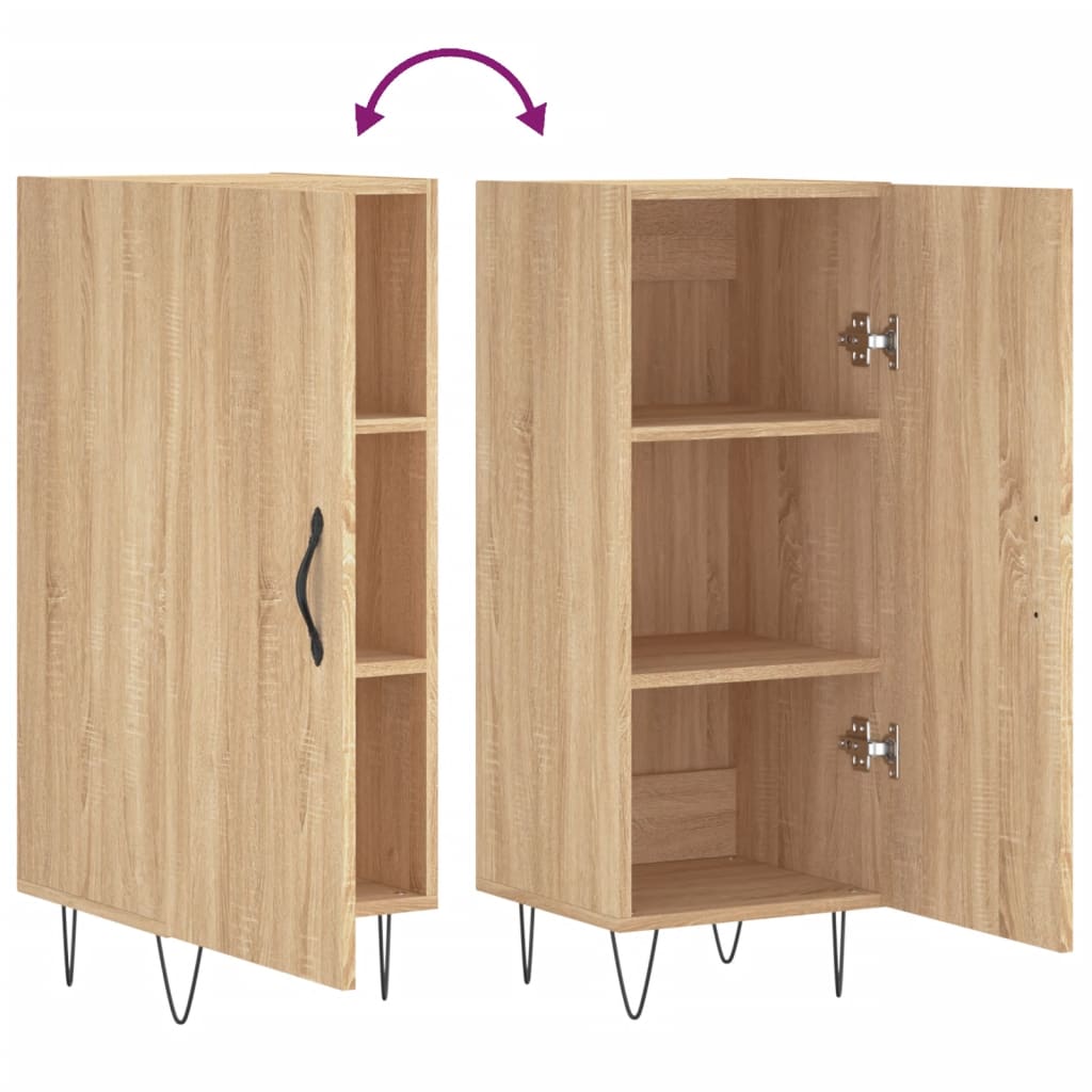 Sideboard Sonoma Oak 34.5x34x90 cm Engineered Wood