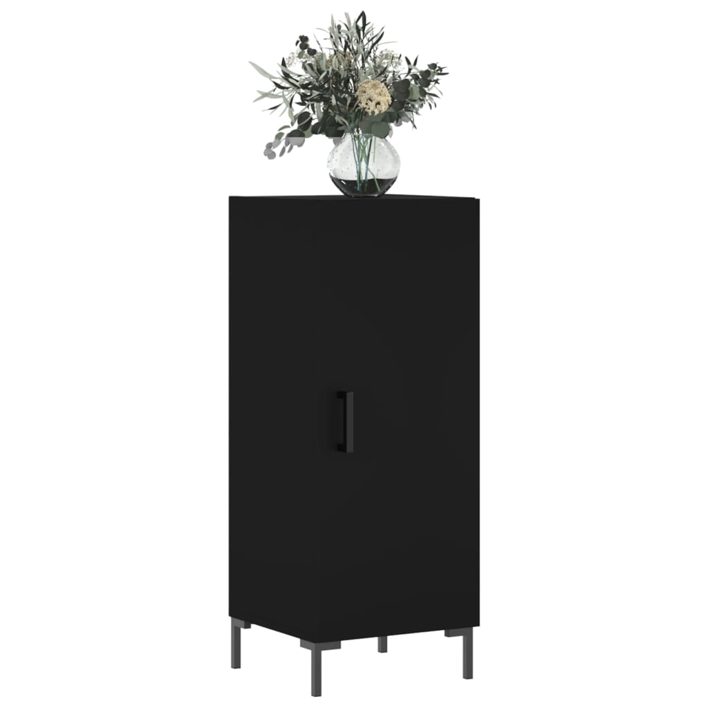 vidaXL Sideboard Black 34.5x34x90 cm Engineered Wood