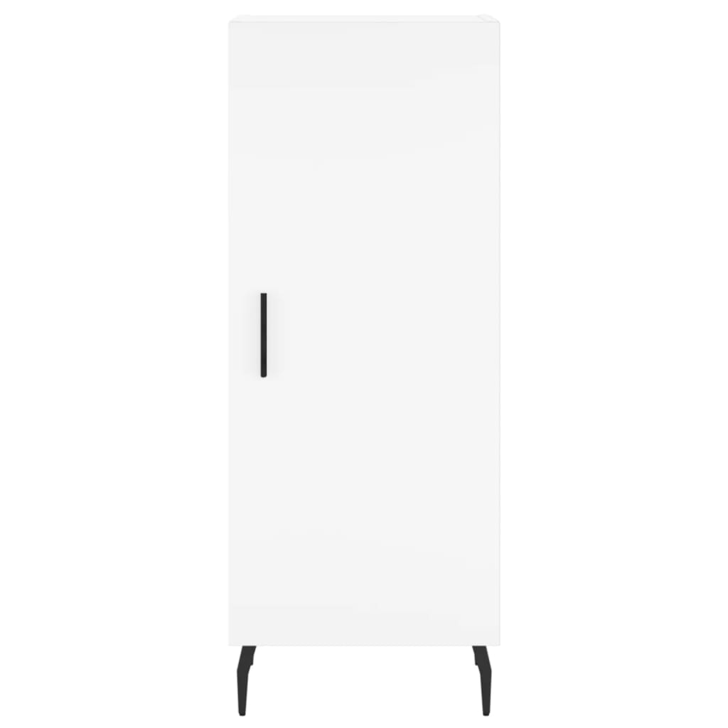 Sideboard White 34.5x34x90 cm Engineered Wood