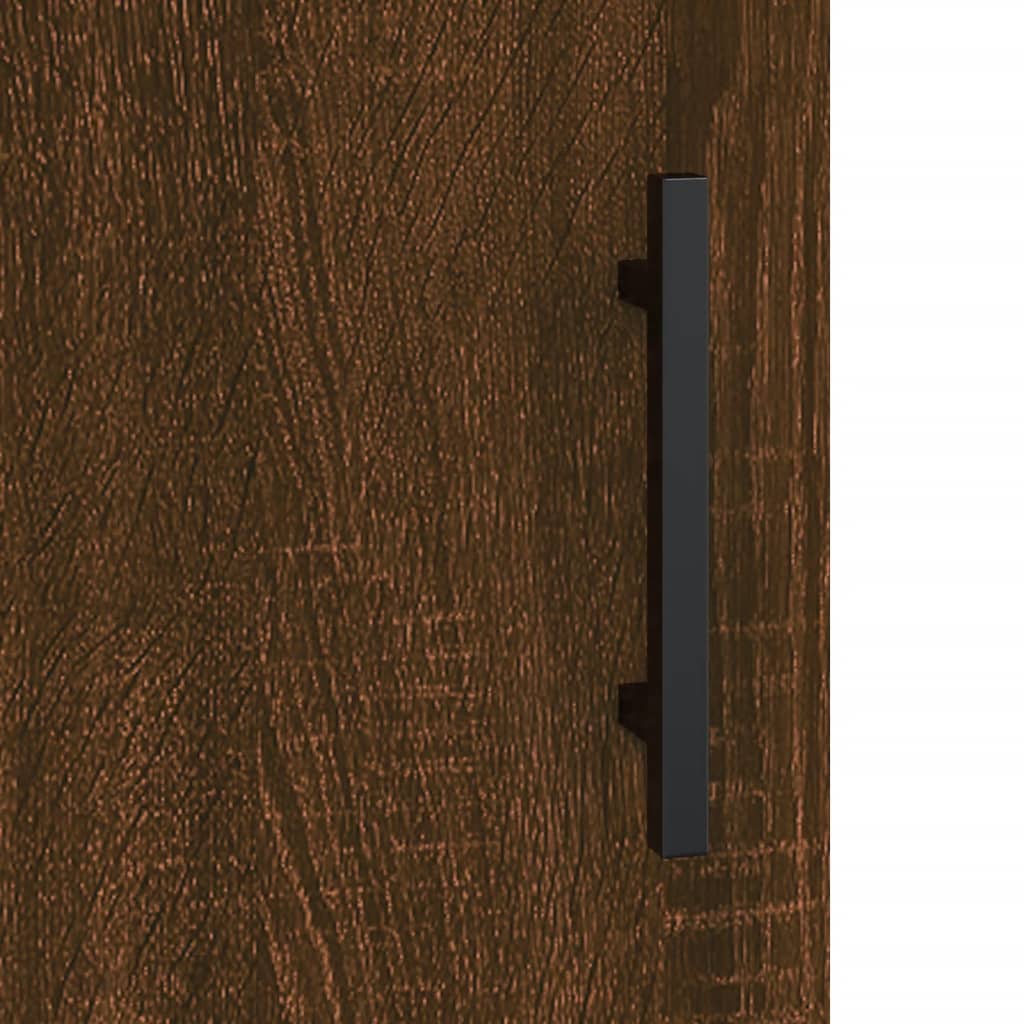 Sideboard Brown Oak 34.5x34x90 cm Engineered Wood