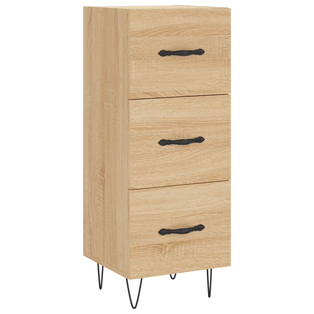 Sideboard Sonoma Oak 34,5x34x90 cm Engineered Wood