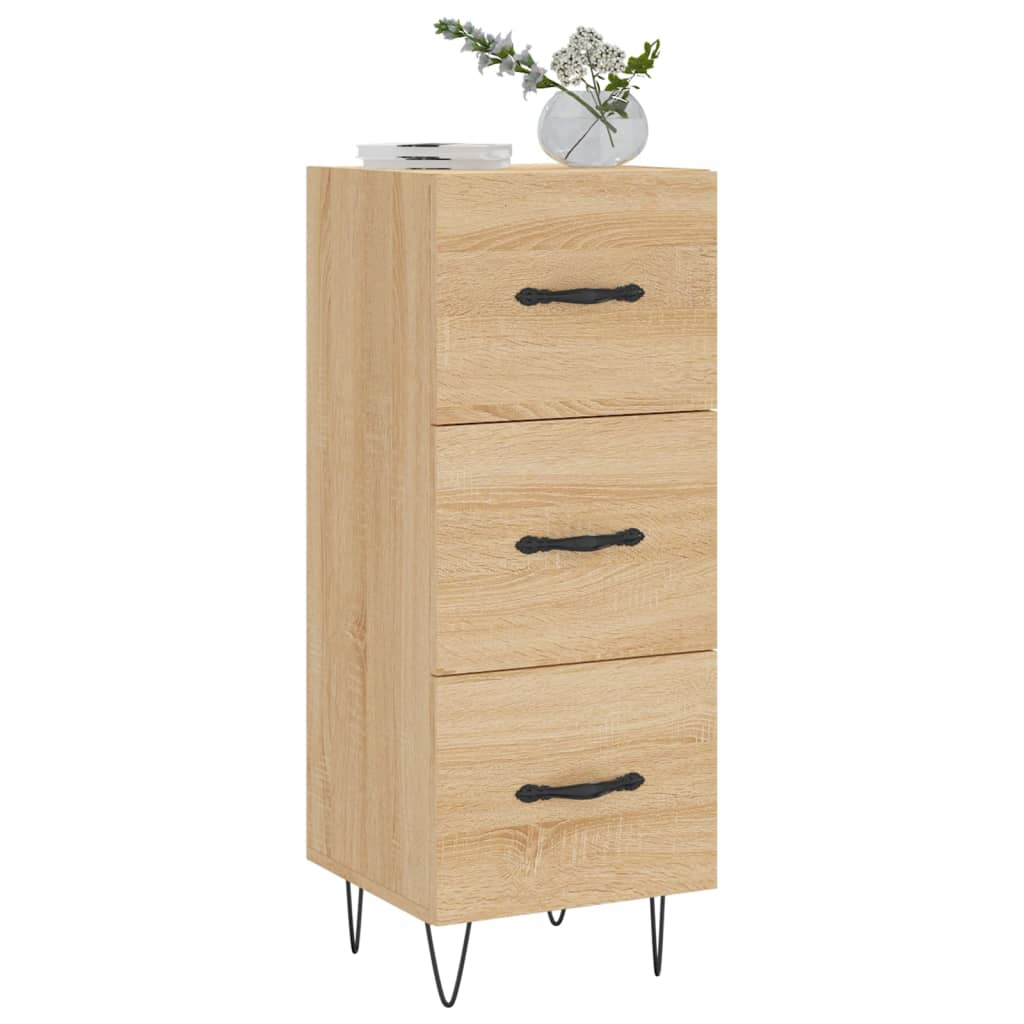 Sideboard Sonoma Oak 34,5x34x90 cm Engineered Wood