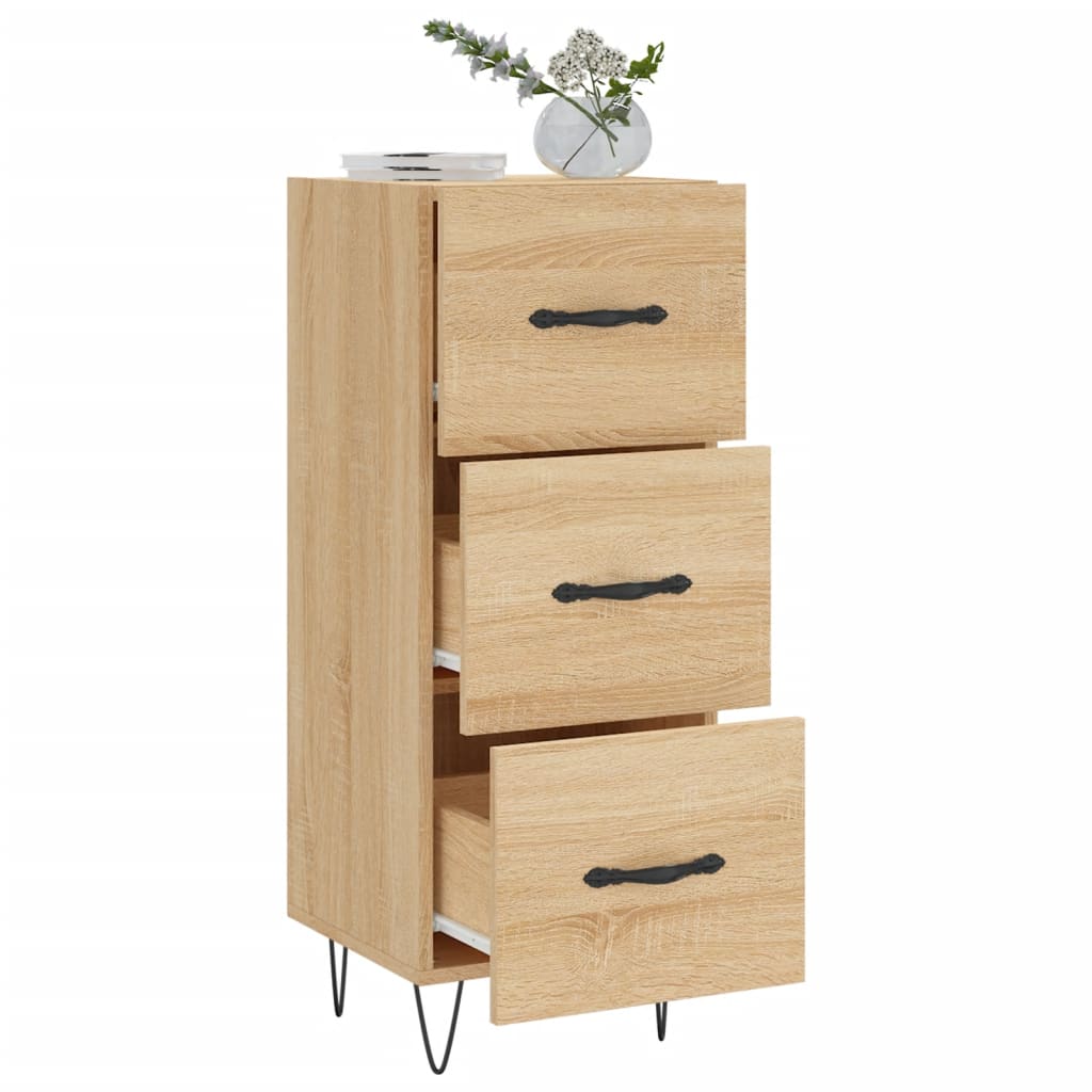 Sideboard Sonoma Oak 34,5x34x90 cm Engineered Wood