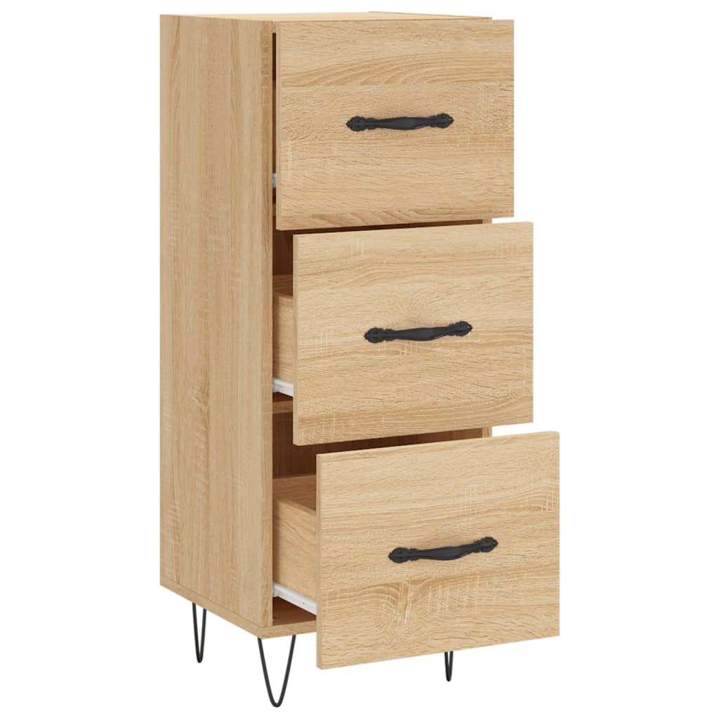 Sideboard Sonoma Oak 34,5x34x90 cm Engineered Wood