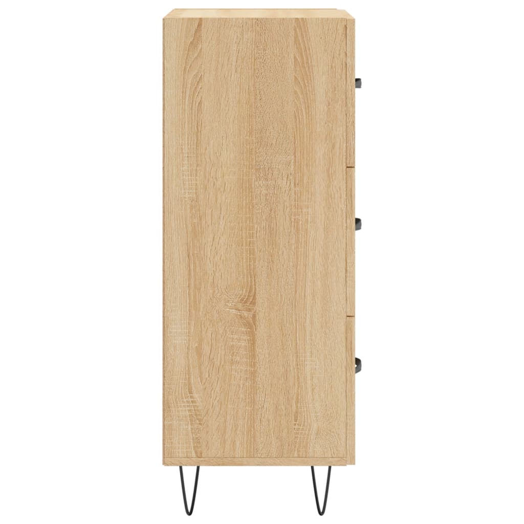 Sideboard Sonoma Oak 34,5x34x90 cm Engineered Wood