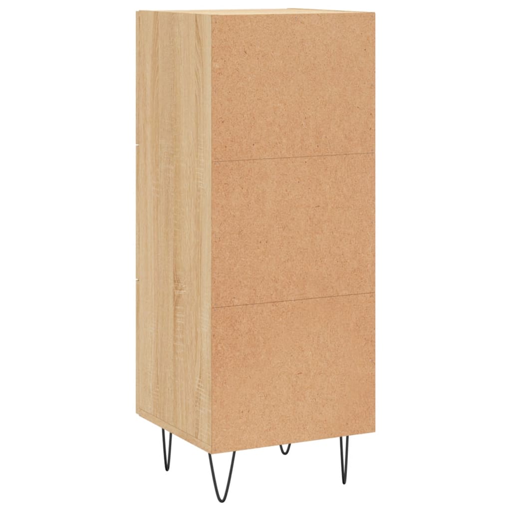 Sideboard Sonoma Oak 34,5x34x90 cm Engineered Wood