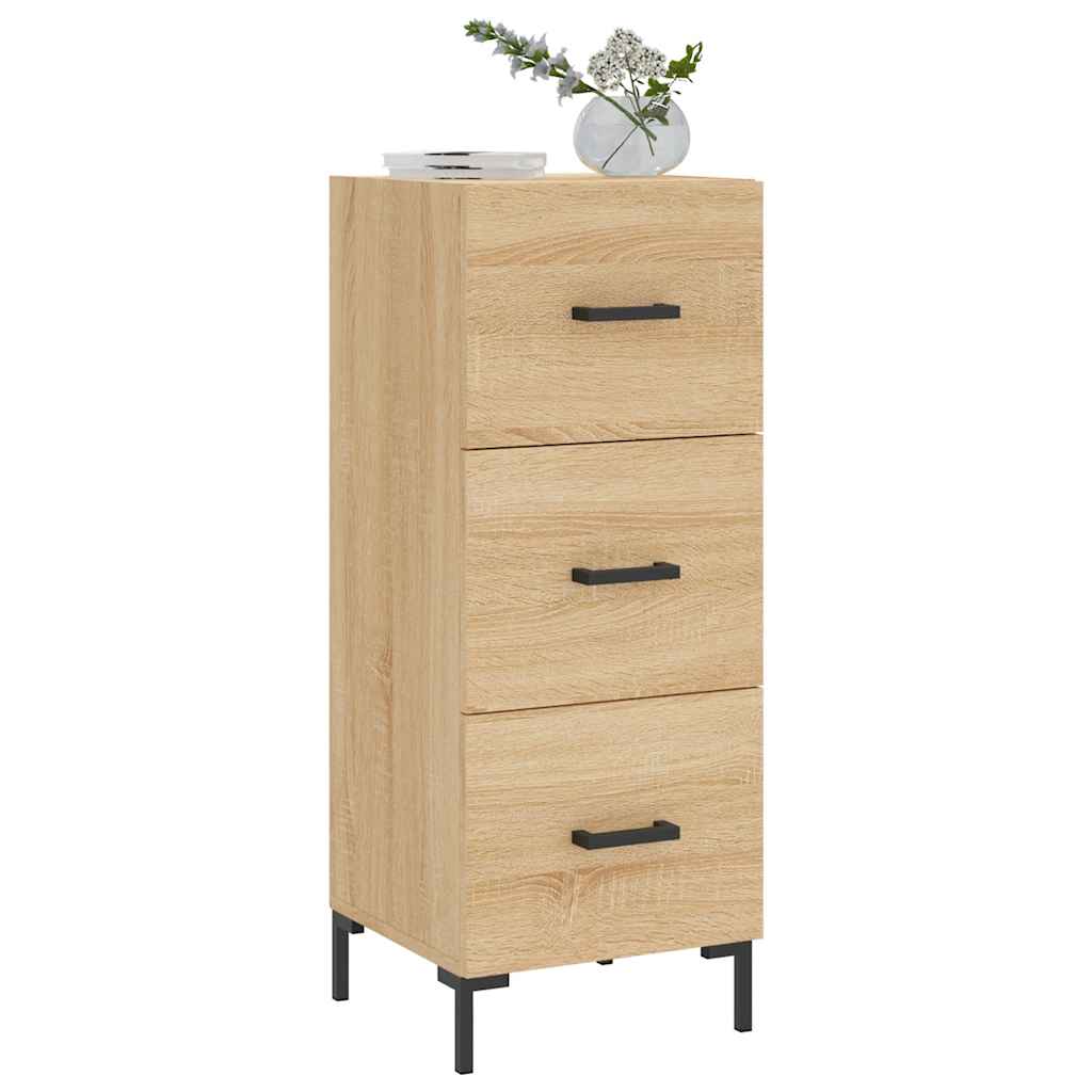 Sideboard Sonoma Oak 34,5x34x90 cm Engineered Wood