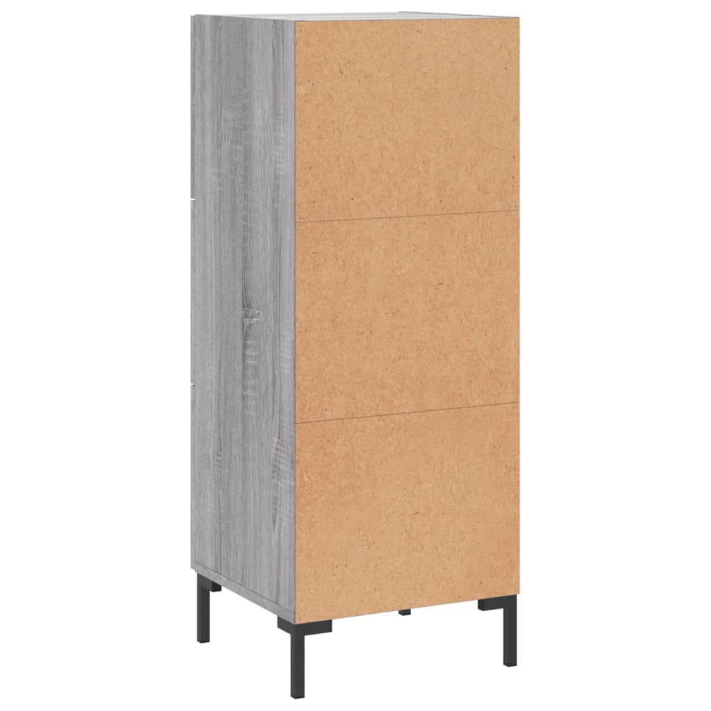 Sideboard Grey Sonoma 34,5x34x90 cm Engineered Wood