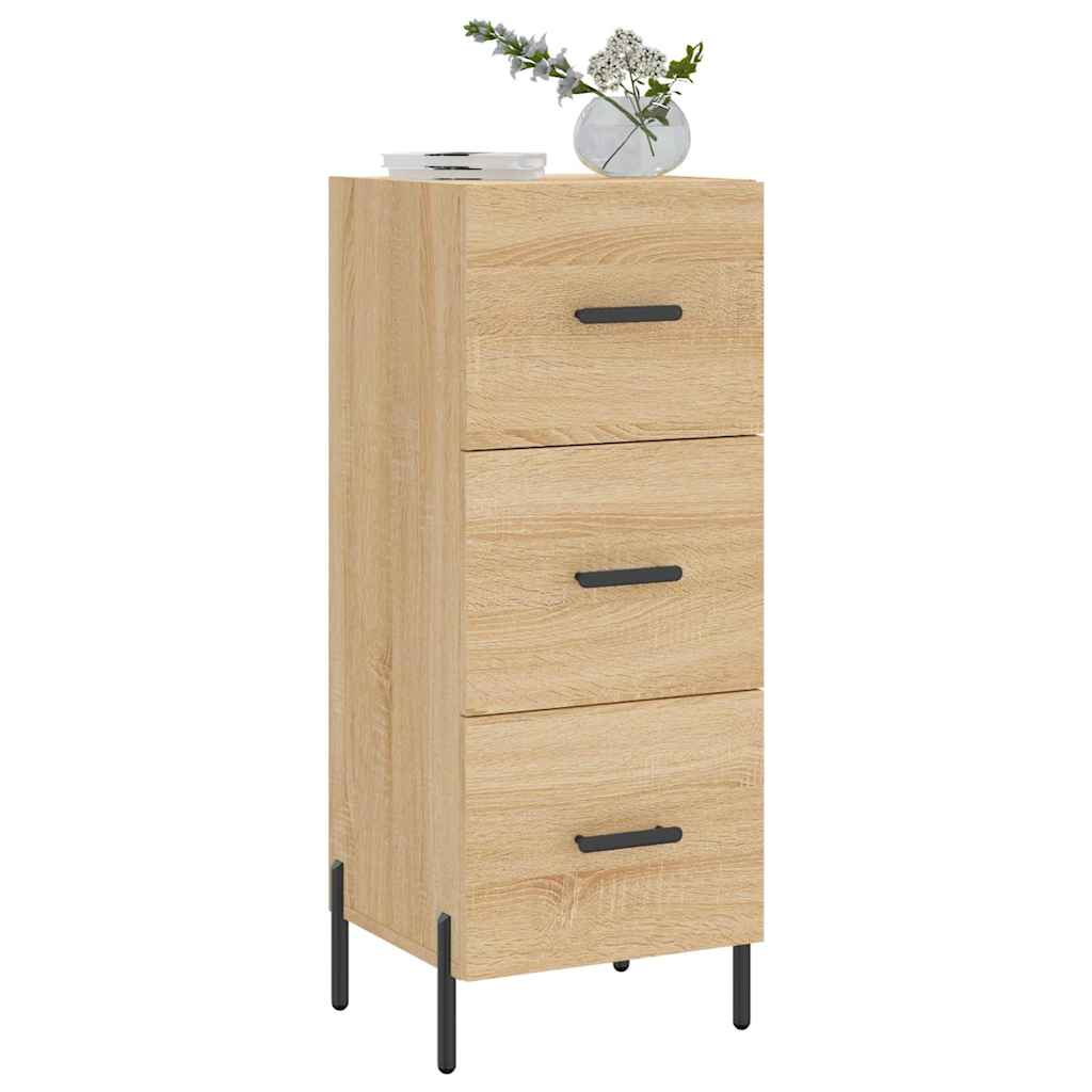 Sideboard Sonoma Oak 34,5x34x90 cm Engineered Wood