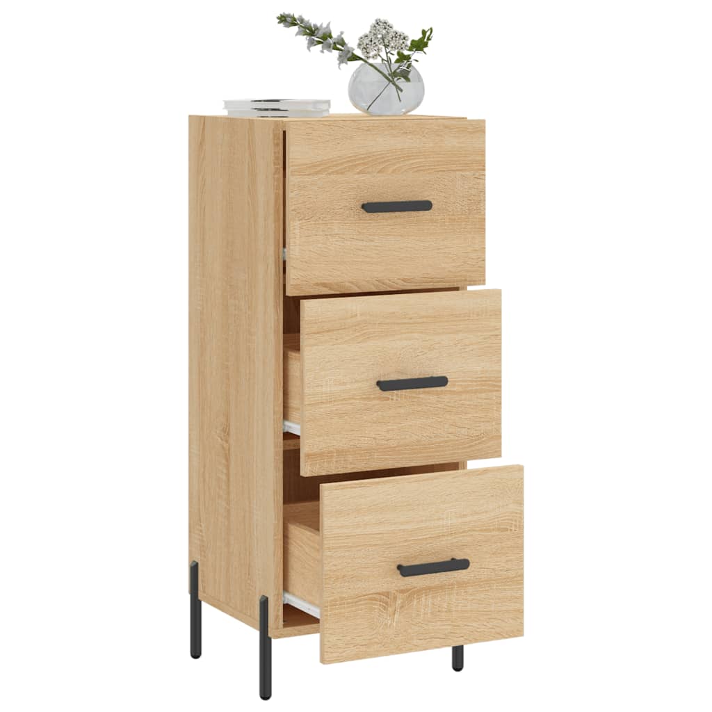 Sideboard Sonoma Oak 34,5x34x90 cm Engineered Wood