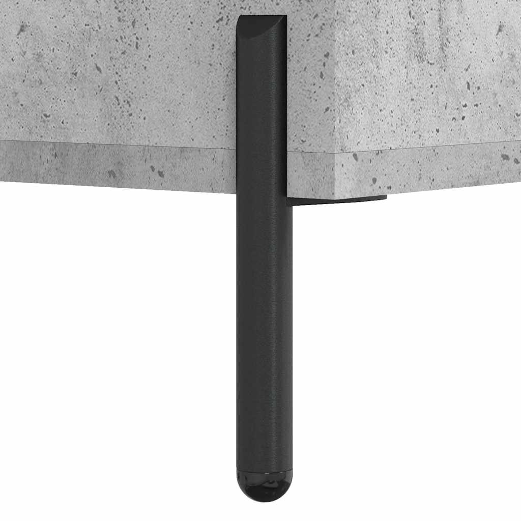Sideboard Concrete Grey 34,5x34x90 cm Engineered Wood
