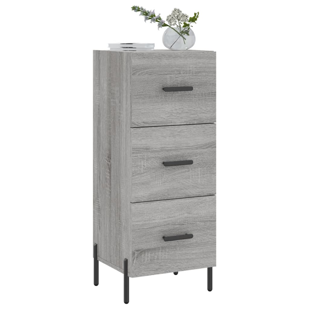 Sideboard Grey Sonoma 34,5x34x90 cm Engineered Wood