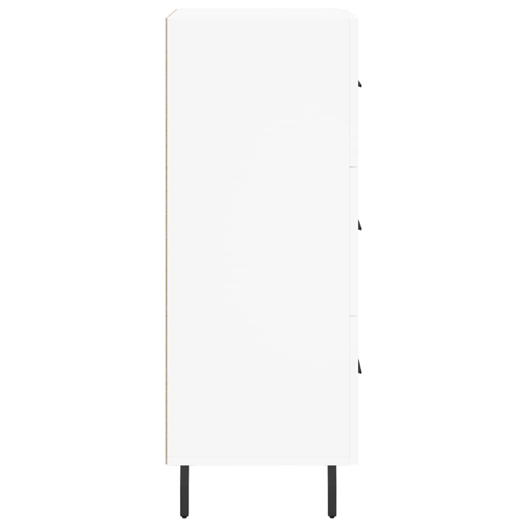 Sideboard White 34,5x34x90 cm Engineered Wood