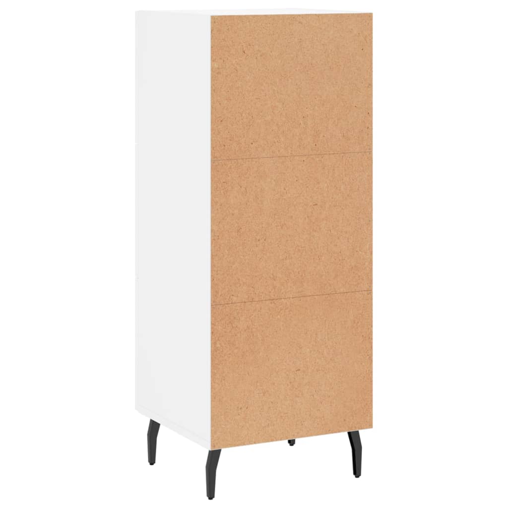Sideboard White 34,5x34x90 cm Engineered Wood