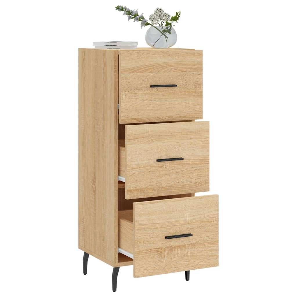 Sideboard Sonoma Oak 34.5x34x90 cm Engineered Wood